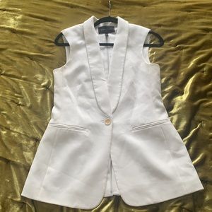 White Suit Vest SMALL